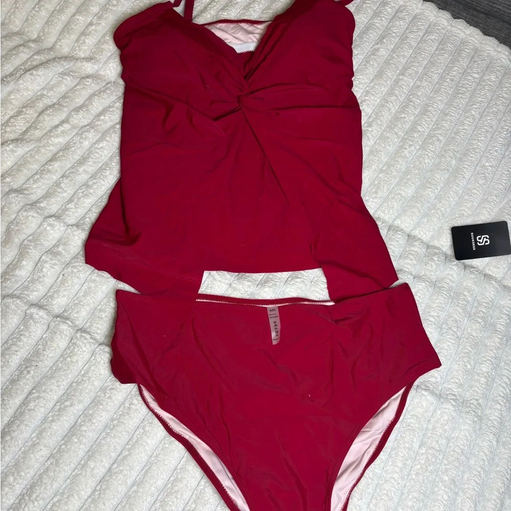 Chic Maroon Women's Swim Bikini